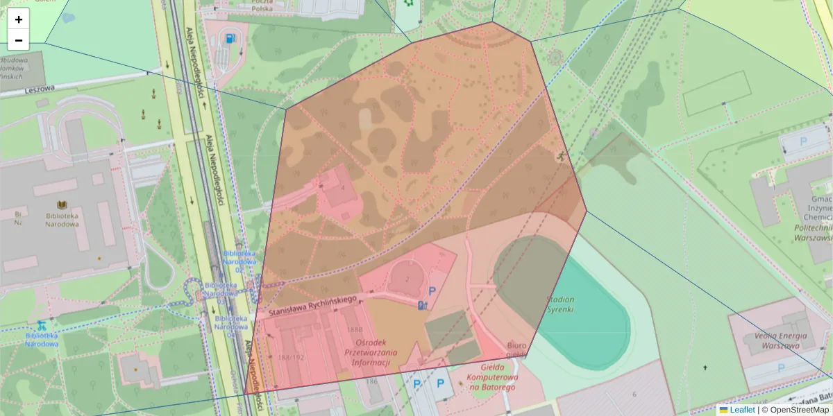 Szczegółowa mapa kodu pocztowego 00-620 z granicami, sąsiednimi kodami pocztowymi i urzędami pocztowymi