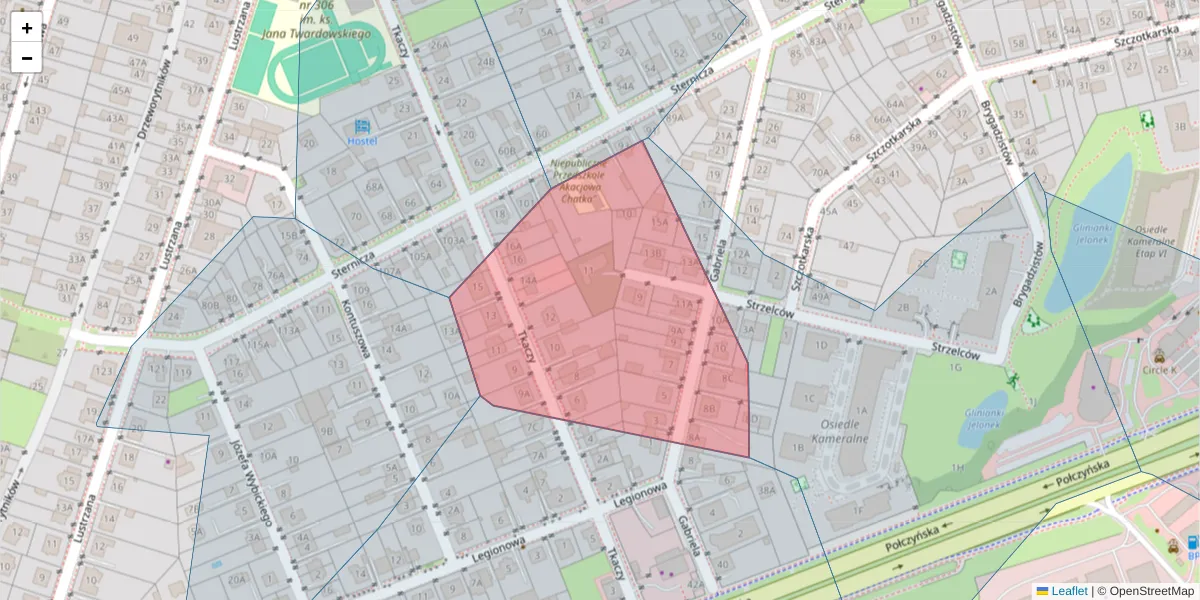 Szczegółowa mapa kodu pocztowego 01-347 z granicami, sąsiednimi kodami pocztowymi i urzędami pocztowymi