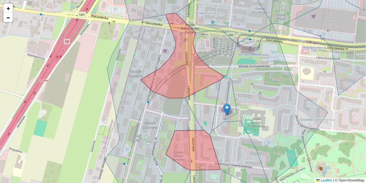 Szczegółowa mapa kodu pocztowego 01-479 z granicami, sąsiednimi kodami pocztowymi i urzędami pocztowymi