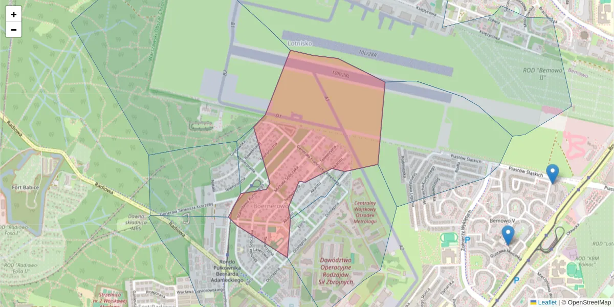 Szczegółowa mapa kodu pocztowego 01-492 z granicami, sąsiednimi kodami pocztowymi i urzędami pocztowymi