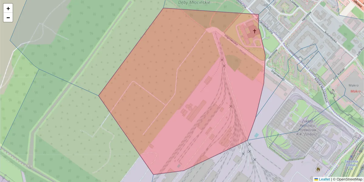 Szczegółowa mapa kodu pocztowego 01-992 z granicami, sąsiednimi kodami pocztowymi i urzędami pocztowymi