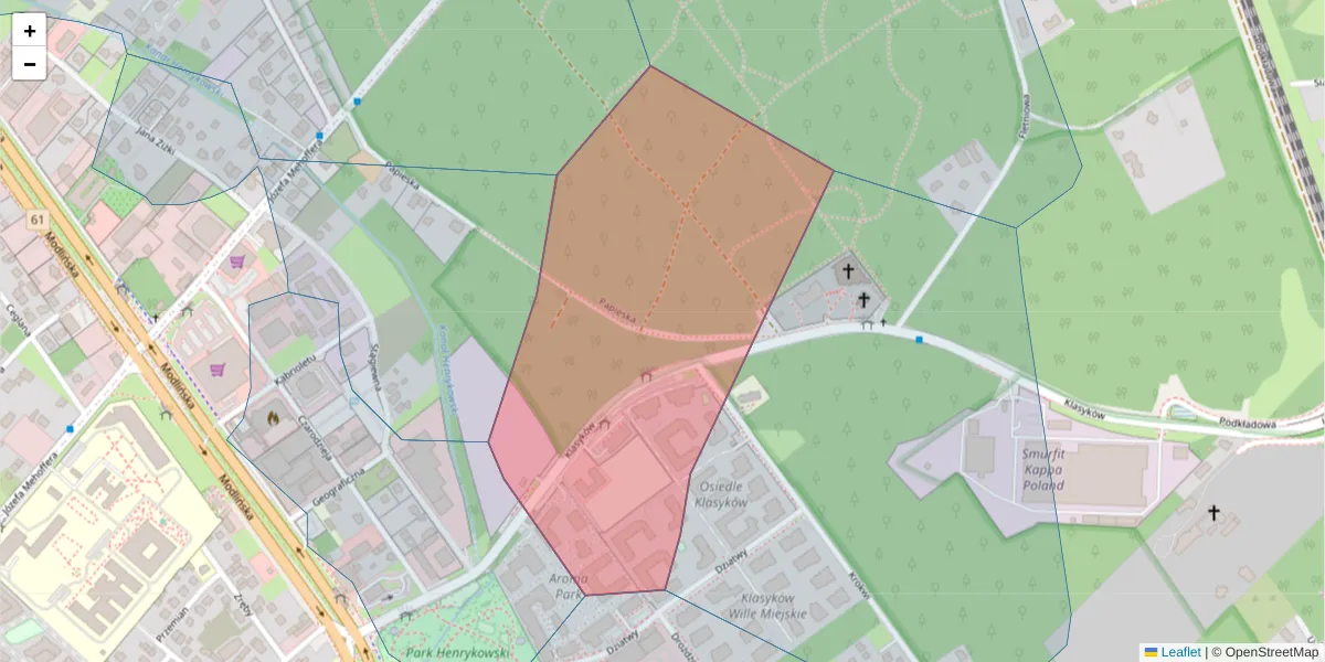 Szczegółowa mapa kodu pocztowego 03-115 z granicami, sąsiednimi kodami pocztowymi i urzędami pocztowymi