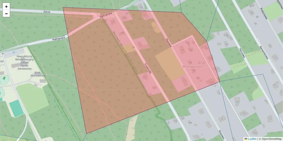 Szczegółowa mapa kodu pocztowego 04-728 z granicami, sąsiednimi kodami pocztowymi i urzędami pocztowymi