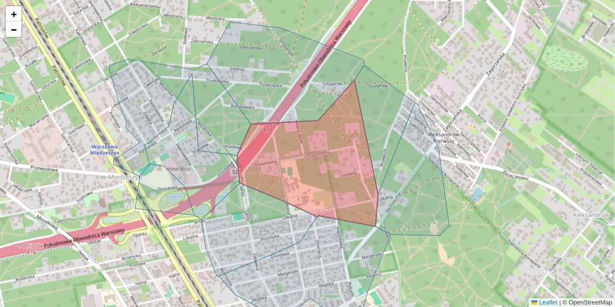 Szczegółowa mapa kodu pocztowego 04-902 z granicami, sąsiednimi kodami pocztowymi i urzędami pocztowymi