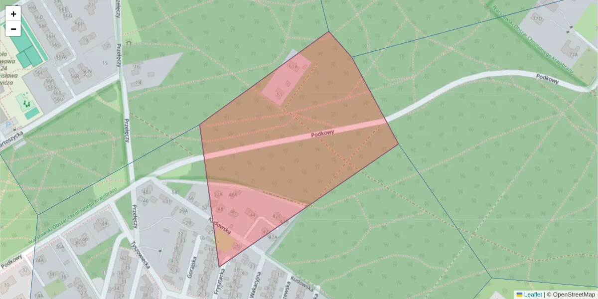 Szczegółowa mapa kodu pocztowego 04-948 z granicami, sąsiednimi kodami pocztowymi i urzędami pocztowymi