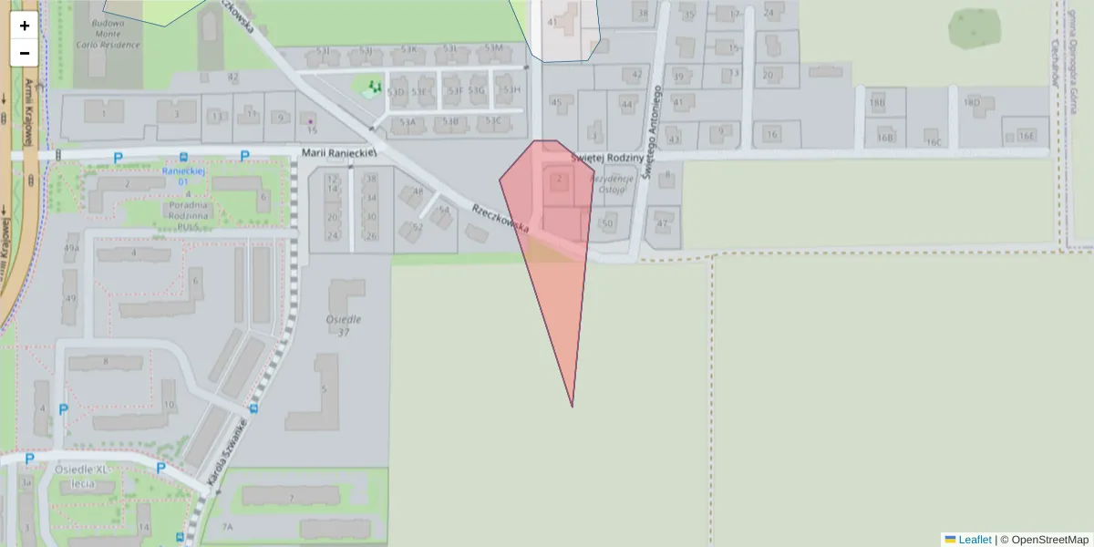 Szczegółowa mapa kodu pocztowego 06-401 z granicami, sąsiednimi kodami pocztowymi i urzędami pocztowymi