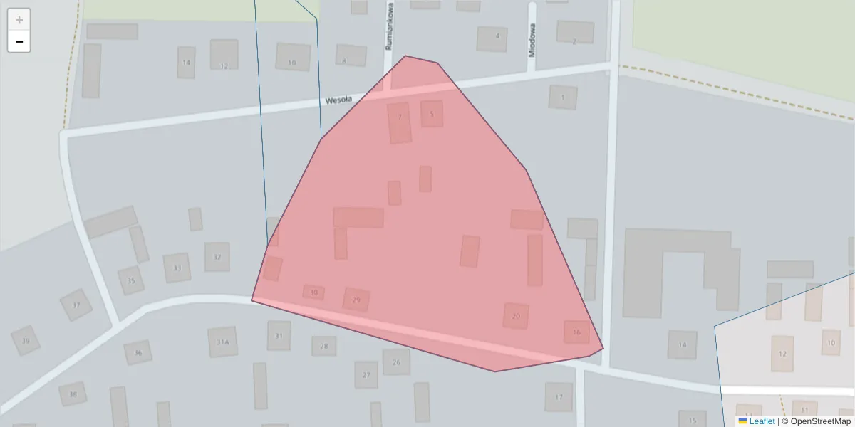 Szczegółowa mapa kodu pocztowego 07-841 z granicami, sąsiednimi kodami pocztowymi i urzędami pocztowymi