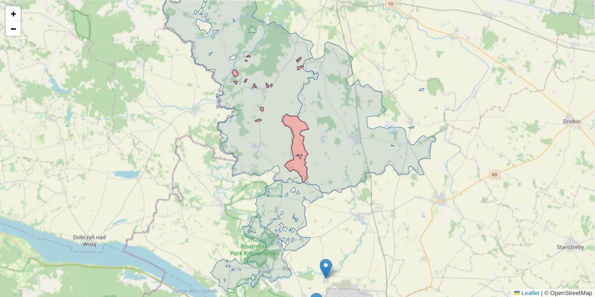 Szczegółowa mapa kodu pocztowego 09-214 z granicami, sąsiednimi kodami pocztowymi i urzędami pocztowymi
