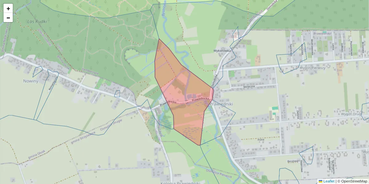 Szczegółowa mapa kodu pocztowego 20-524 z granicami, sąsiednimi kodami pocztowymi i urzędami pocztowymi