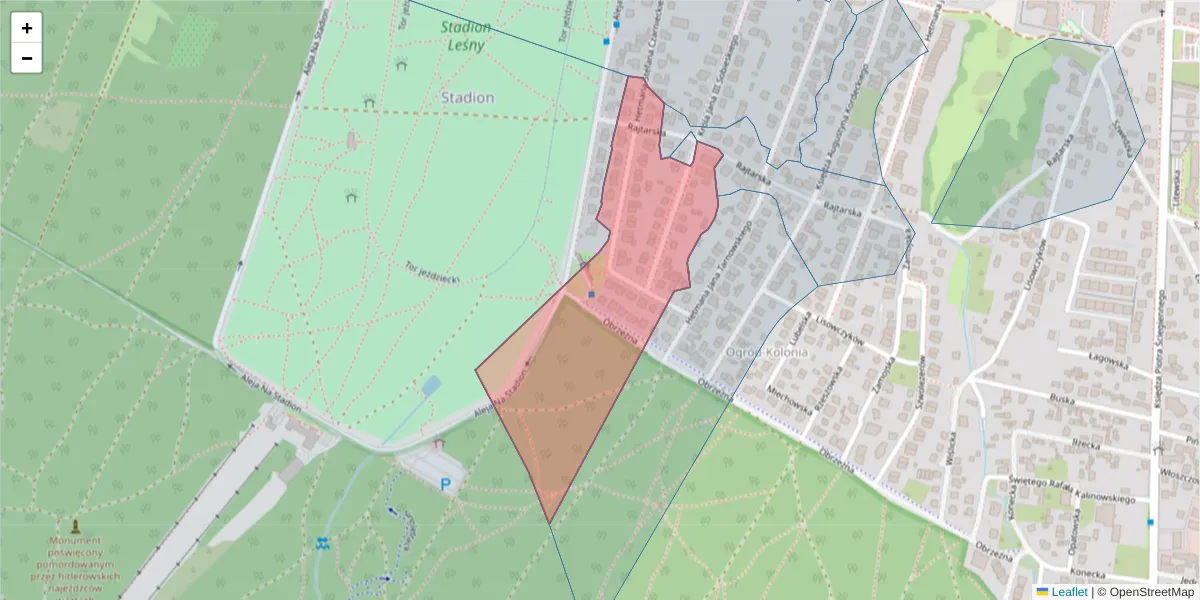 Szczegółowa mapa kodu pocztowego 25-136 z granicami, sąsiednimi kodami pocztowymi i urzędami pocztowymi