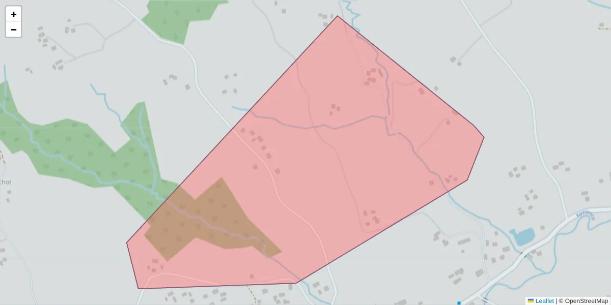 Szczegółowa mapa kodu pocztowego 39-239 z granicami, sąsiednimi kodami pocztowymi i urzędami pocztowymi