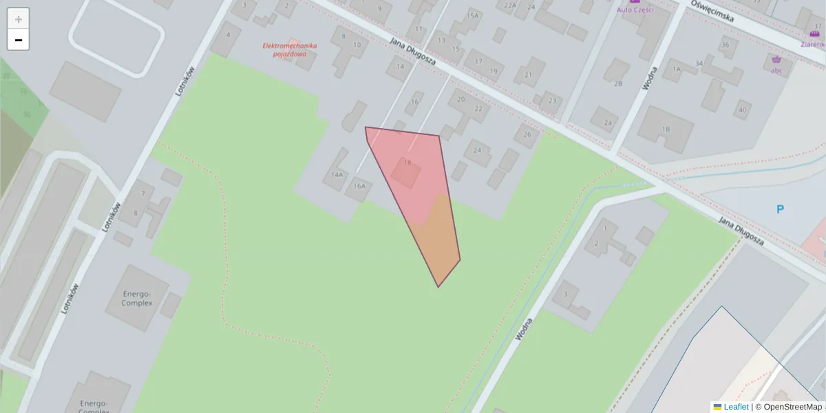 Szczegółowa mapa kodu pocztowego 41-947 z granicami, sąsiednimi kodami pocztowymi i urzędami pocztowymi