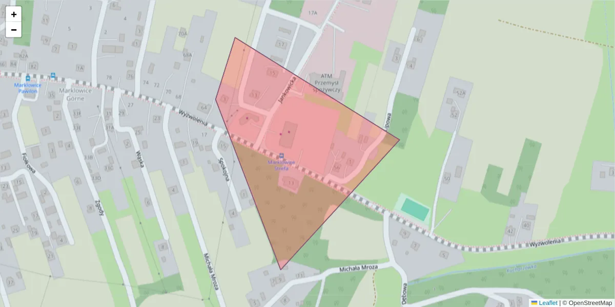 Szczegółowa mapa kodu pocztowego 44-231 z granicami, sąsiednimi kodami pocztowymi i urzędami pocztowymi
