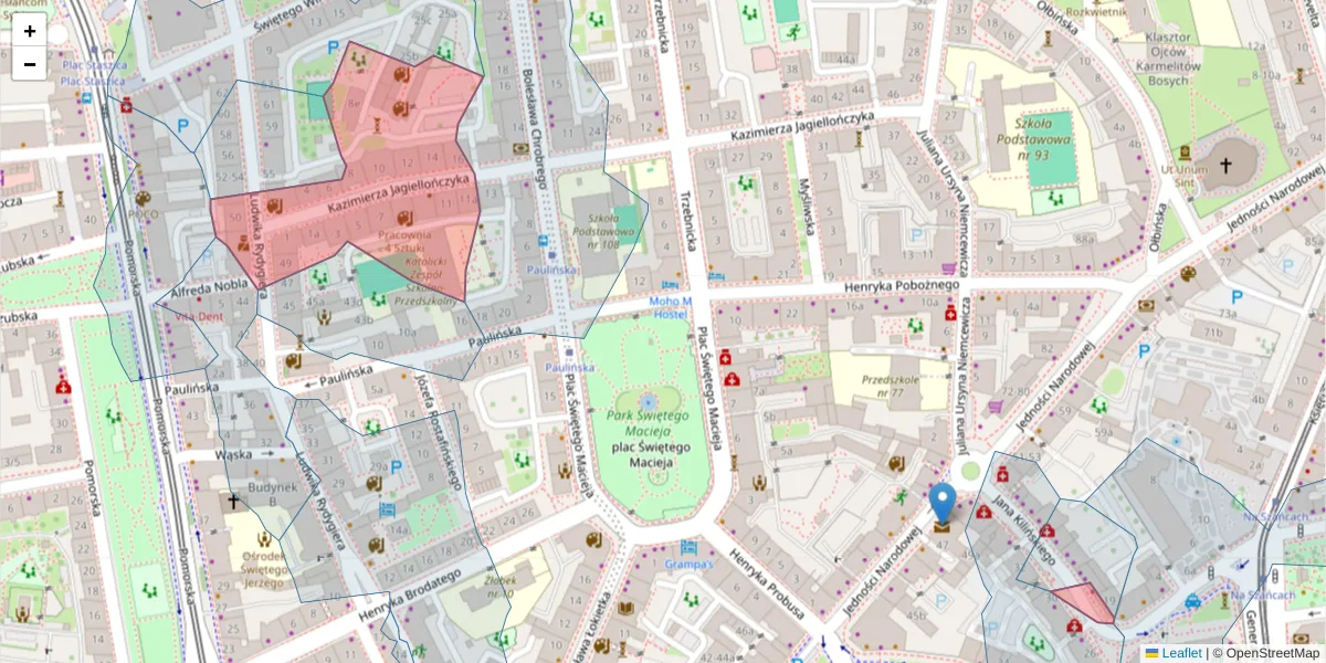 Szczegółowa mapa kodu pocztowego 50-240 z granicami, sąsiednimi kodami pocztowymi i urzędami pocztowymi