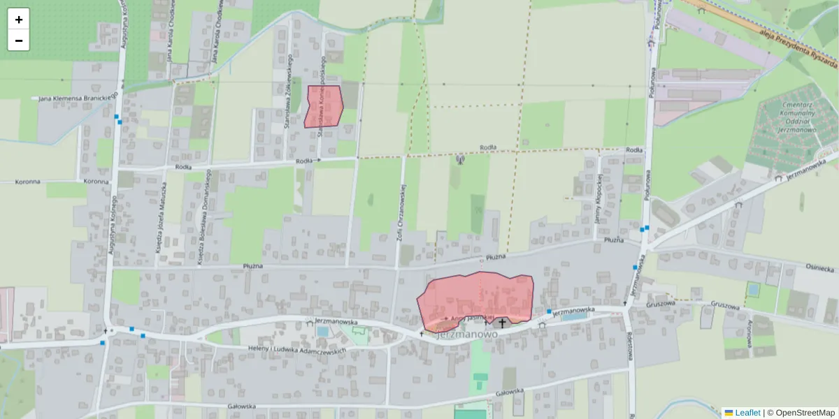 Szczegółowa mapa kodu pocztowego 54-330 z granicami, sąsiednimi kodami pocztowymi i urzędami pocztowymi