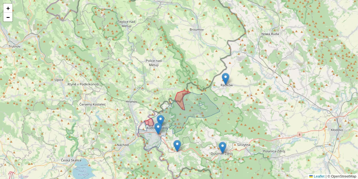 Szczegółowa mapa kodu pocztowego 54931 z granicami, sąsiednimi kodami pocztowymi i urzędami pocztowymi