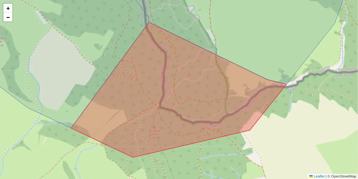 Szczegółowa mapa kodu pocztowego 54982 z granicami, sąsiednimi kodami pocztowymi i urzędami pocztowymi