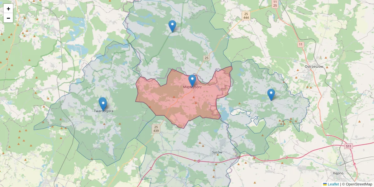 Szczegółowa mapa kodu pocztowego 56-513 z granicami, sąsiednimi kodami pocztowymi i urzędami pocztowymi