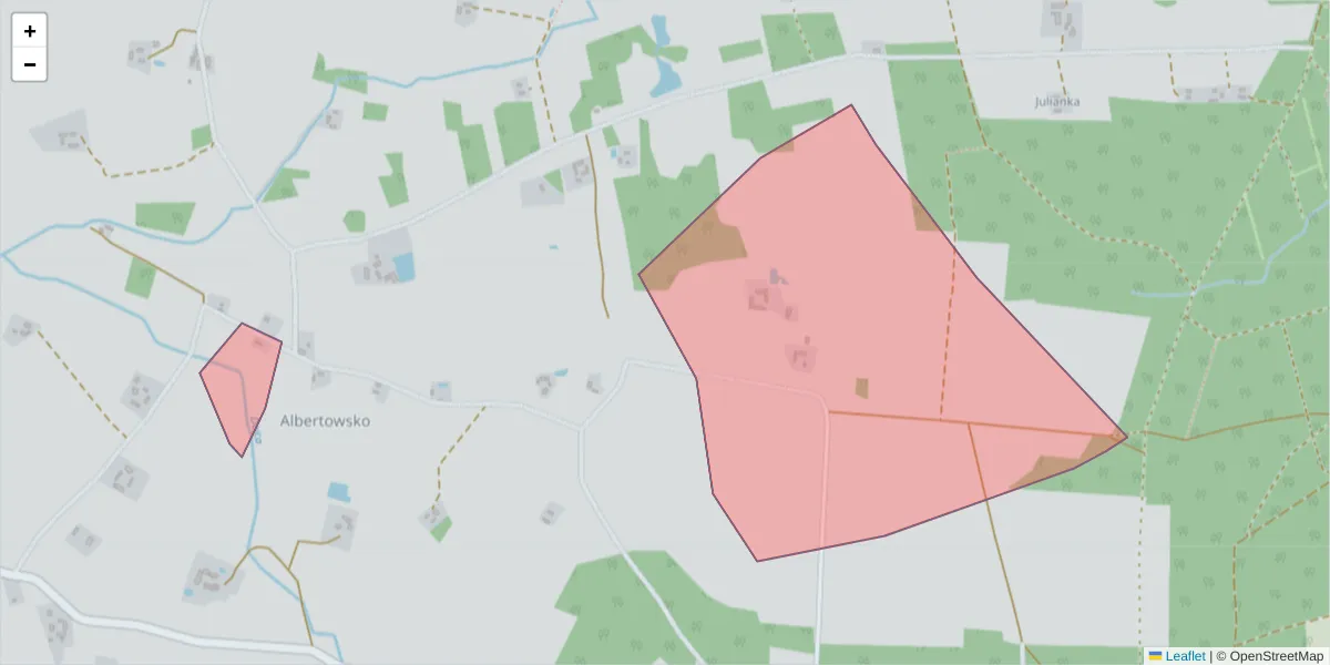 Szczegółowa mapa kodu pocztowego 64-307 z granicami, sąsiednimi kodami pocztowymi i urzędami pocztowymi