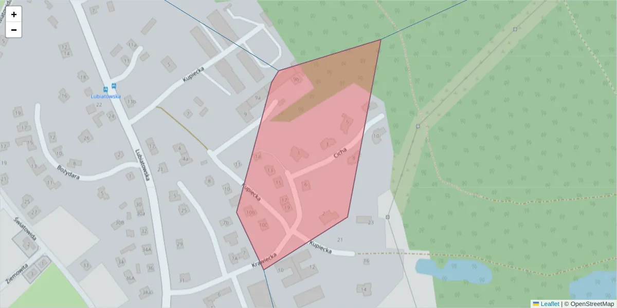 Szczegółowa mapa kodu pocztowego 75-371 z granicami, sąsiednimi kodami pocztowymi i urzędami pocztowymi