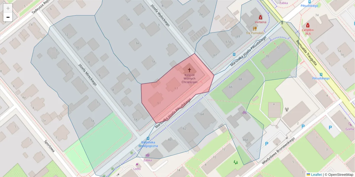 Szczegółowa mapa kodu pocztowego 75-520 z granicami, sąsiednimi kodami pocztowymi i urzędami pocztowymi
