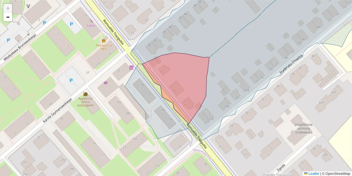 Szczegółowa mapa kodu pocztowego 75-565 z granicami, sąsiednimi kodami pocztowymi i urzędami pocztowymi
