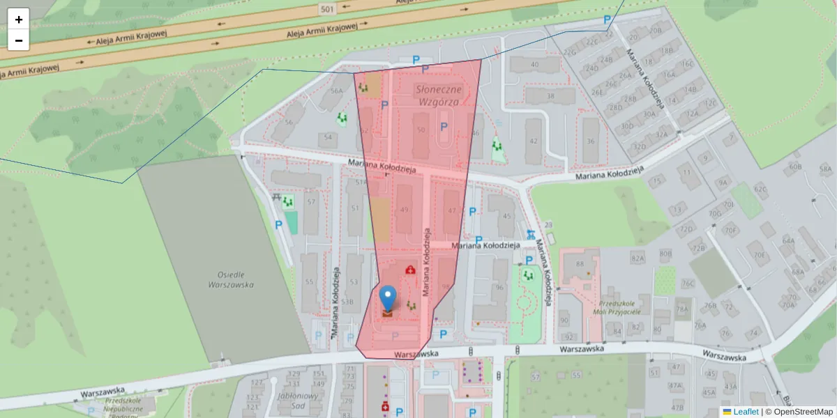 Szczegółowa mapa kodu pocztowego 80-158 z granicami, sąsiednimi kodami pocztowymi i urzędami pocztowymi