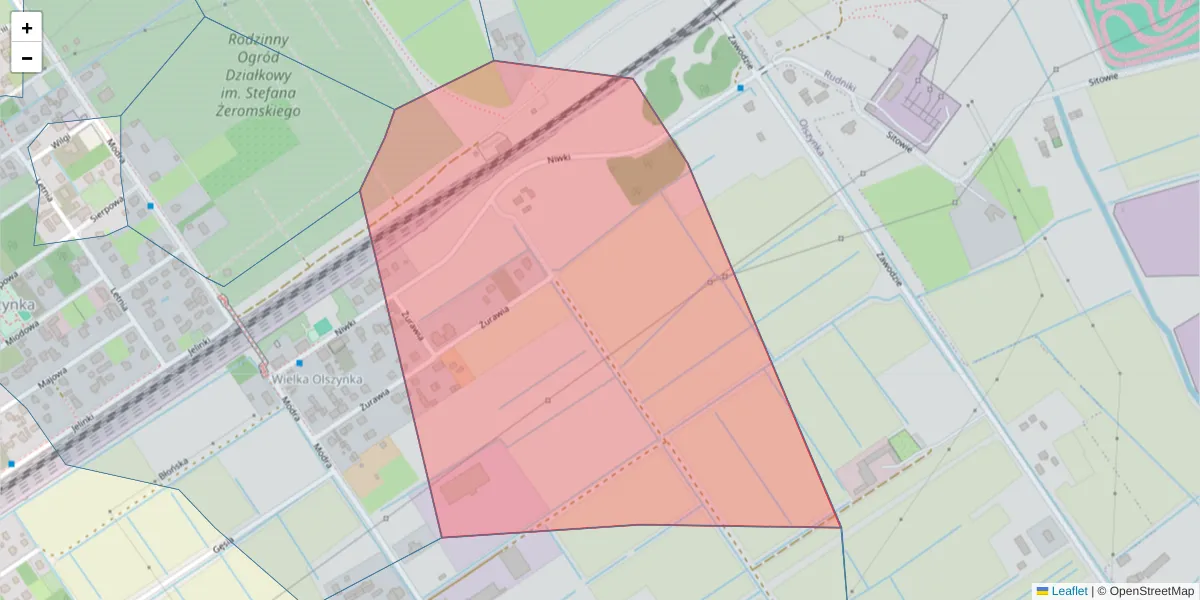 Szczegółowa mapa kodu pocztowego 80-731 z granicami, sąsiednimi kodami pocztowymi i urzędami pocztowymi