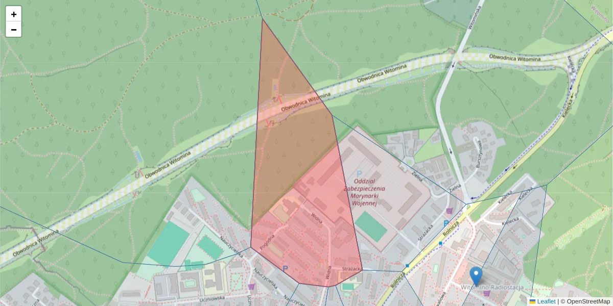 Szczegółowa mapa kodu pocztowego 81-649 z granicami, sąsiednimi kodami pocztowymi i urzędami pocztowymi