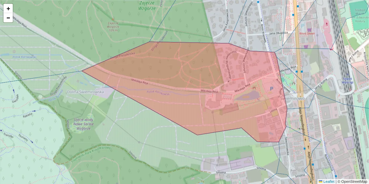 Szczegółowa mapa kodu pocztowego 81-876 z granicami, sąsiednimi kodami pocztowymi i urzędami pocztowymi