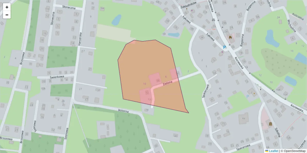 Szczegółowa mapa kodu pocztowego 83-241 z granicami, sąsiednimi kodami pocztowymi i urzędami pocztowymi
