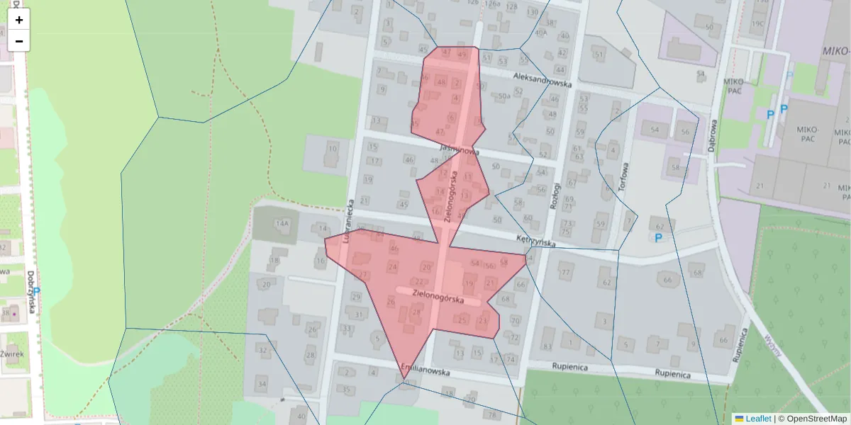 Szczegółowa mapa kodu pocztowego 85-148 z granicami, sąsiednimi kodami pocztowymi i urzędami pocztowymi