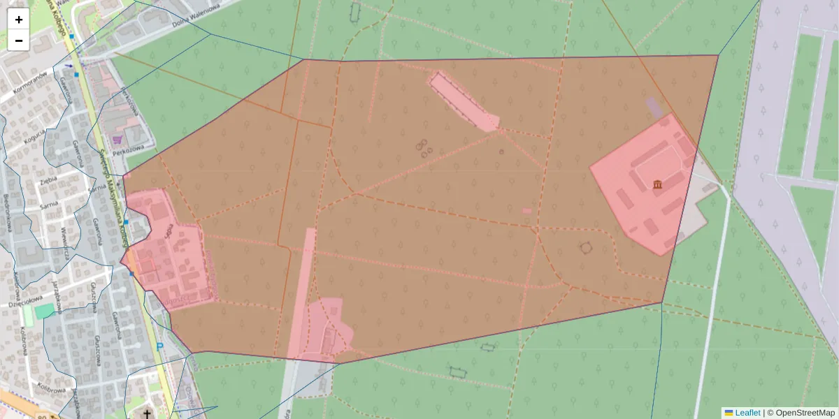 Szczegółowa mapa kodu pocztowego 85-434 z granicami, sąsiednimi kodami pocztowymi i urzędami pocztowymi