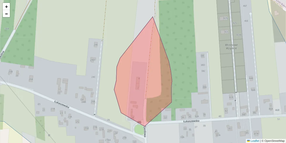 Szczegółowa mapa kodu pocztowego 91-533 z granicami, sąsiednimi kodami pocztowymi i urzędami pocztowymi