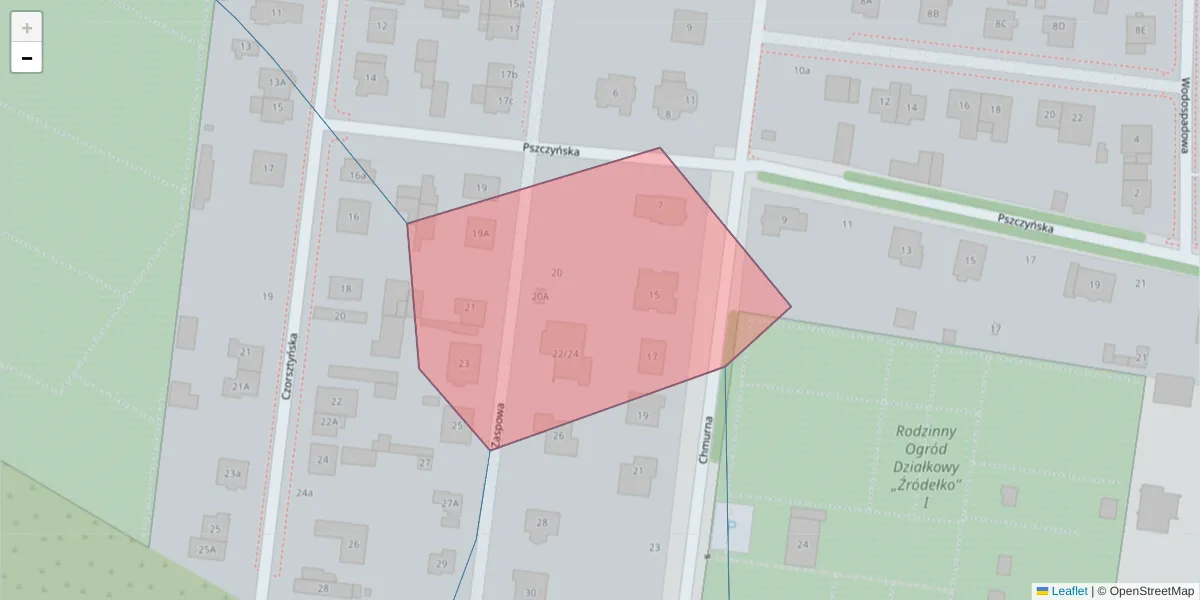 Szczegółowa mapa kodu pocztowego 92-016 z granicami, sąsiednimi kodami pocztowymi i urzędami pocztowymi