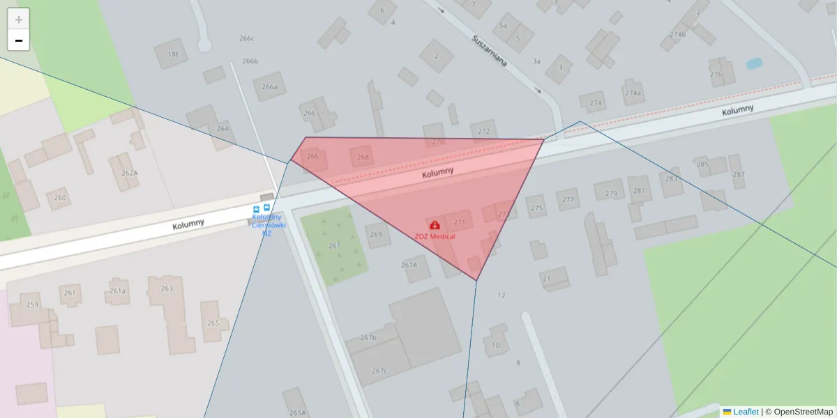 Szczegółowa mapa kodu pocztowego 93-631 z granicami, sąsiednimi kodami pocztowymi i urzędami pocztowymi