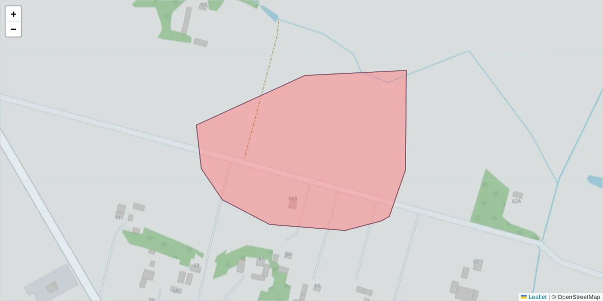 Szczegółowa mapa kodu pocztowego 98-227 z granicami, sąsiednimi kodami pocztowymi i urzędami pocztowymi