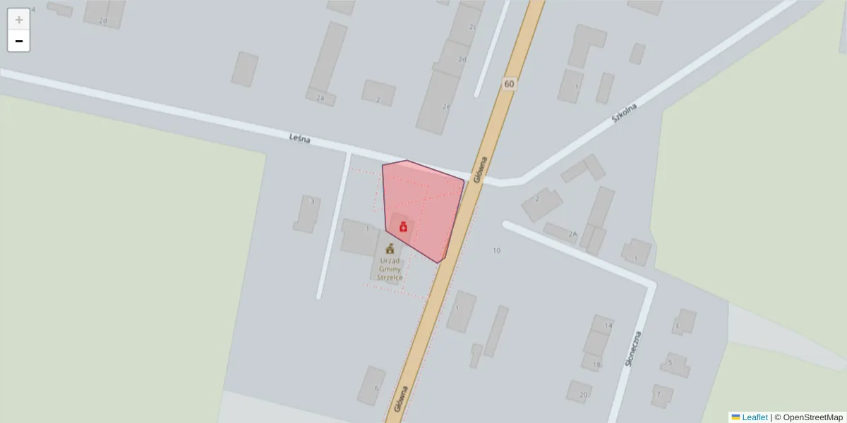 Szczegółowa mapa kodu pocztowego 99-037 z granicami, sąsiednimi kodami pocztowymi i urzędami pocztowymi